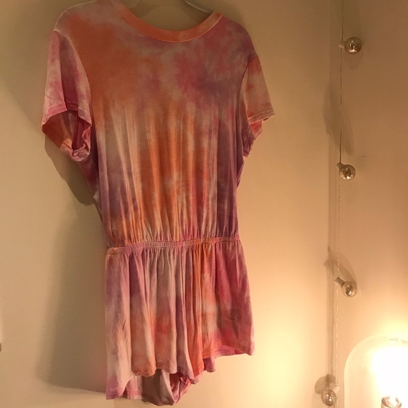 American Apparel Other - Neon Tie Dye Romper 
